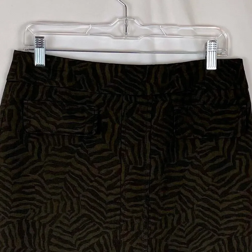 Ann Taylor Brown Textured Pencil Skirt NWOT Size 6 Academia